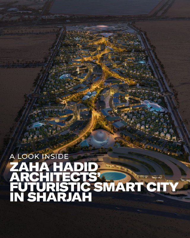 Desert Living Reimagined Zaha Hadid Architects Unveils Khalid Bin Sultan City Located close to , another pioneering project, the masterplan for the... - изображение 1 - city, desert, zaha
