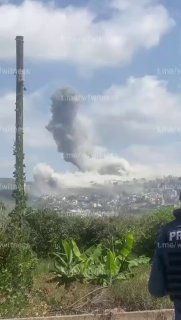 ️🇱🇧🇮🇱 פיצוץ אלים מרעיד את העיירה אל מנסורי, דרום לבנון.