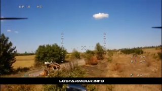 🇷🇺🇺🇦️ - מפעיל רוסי המשתמש במזל"ט FPV סיב אופטי "Upyr" השמיד כלי רכב משוריין של ראשל סנטור שהופעל על ידי…