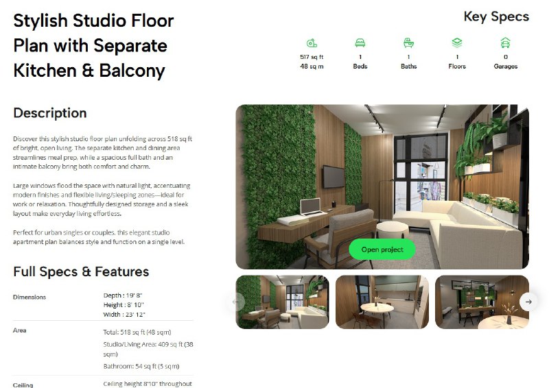 120 Ready-to-Use Floorplans Looking for the perfect layout? We found a goldmine of homeplans from cozy studios to 4 bedroom houses with double gara... - изображение 2 - ready, for, 120