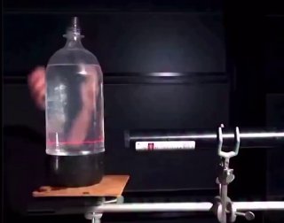 This laser can't escape the water.