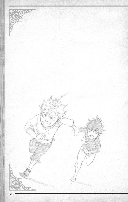 Black Clover AW: 💠 طراحی از آستا و یونو در کتاب راهنمای اثر #Art#Asta #Yuno#Manga|零♣️ @BlackCloverAW ♣️