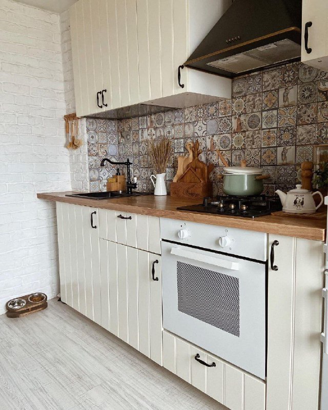 Уютная светлая кухня, в которой все элементы гармонично сочетаются между собой. - изображение 6 - уютная, светлая, кухня