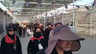 🎦 עלייה בתנועת עולי הרגל ארבאין חוסייני מגבול מהראן