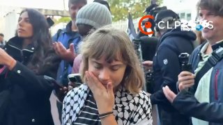 🇮🇱 Greta Thunberg expressed support for the French student protest. The pro-Palestinian environmental activist, Greta, arrived today in Saint-Denis, a suburb of Paris, to express support for the high school students' protest. At the event she wore a hood.