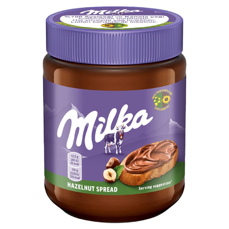 Milka Spread Fındıklı Sürülebilir Çikolata Kreması 350 Gr