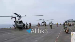 צבא ארה"ב מפרסם סצנות של נחיתה על ספינה בתואנה לוודא שהיא לא מפרה את המצור על איראן.