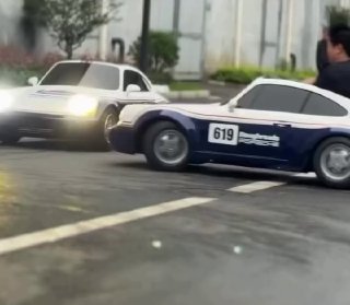 Картинг для дрифта в стиле Porsche 911 вирусится в сети — машинка с электродвига