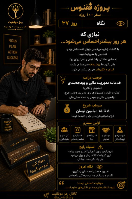 رمز موفقیت: ⭕️ معرفی مشاغل با سرمایه اندک