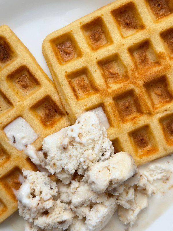 Вкуснейшие венские вафли для хюгге завтрака или чаепития среди дня В меру сладкие, плотные, тающие во рту. Перед каждой новой порцией я слегка смаз... - изображение 3 - белки, взбить, вафли