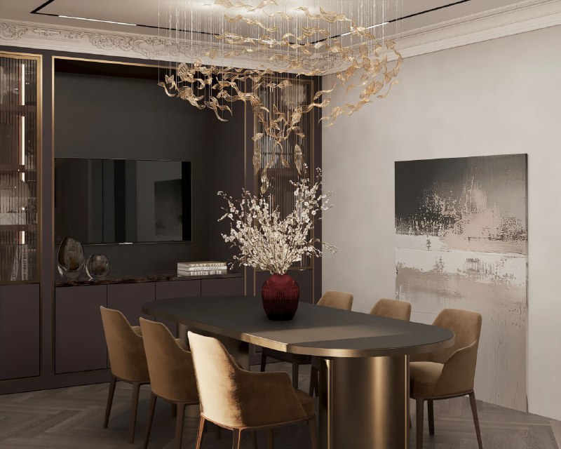 Дизайн интерьера кухни, коттеджный посёлок Довиль, дом 480 м2 Представьте кухню, где каждая деталь создаёт атмосферу утончённого комфорта и безупре... - изображение 3 - интерьера, довиль, создаёт