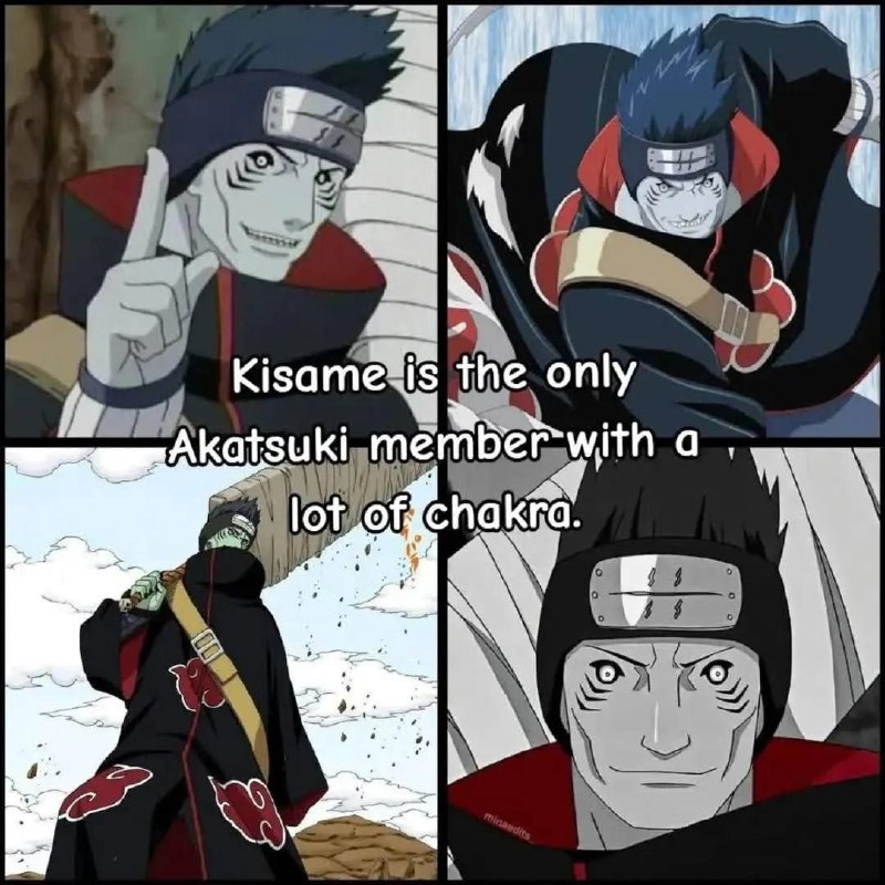 NarutoAW: کیسامه تنها عضو اکاتسوکی است که چاکرای بسیار زیادی دارد.#Ad: t.QB#fun_fact #animworld ༆@NarutoAW༆