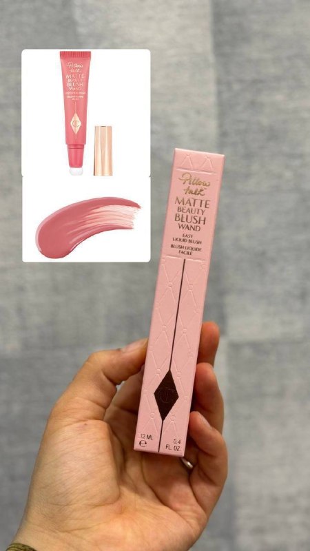 1. Кремовые румяна Charlotte Tilbury в самом популярном оттенке Pillow Talk, абсолютно новые — фото 1