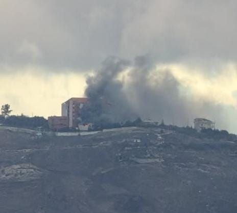 Urgent: The occupation ignites the state hospital 'Ma'ayez al-Jabal', south of Lebanon.
