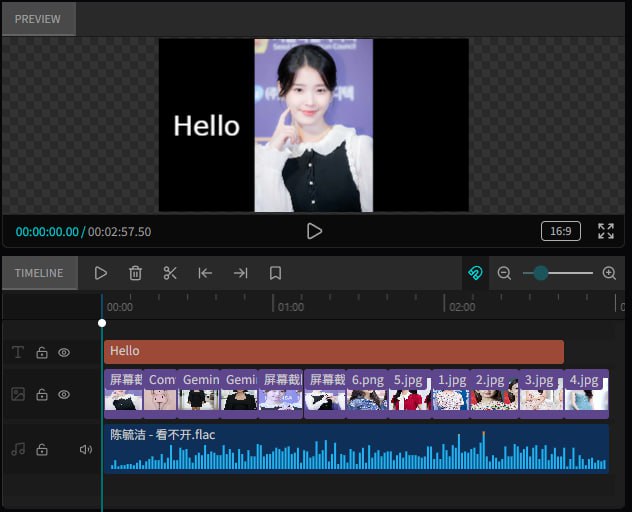🆔  项目名称：ComeCut⭐️  项目功能：视频编辑器📁  项目简介：一个轻量级的视频编辑器，支持网页版和桌面版，无需注册即可免费使用