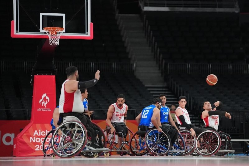 Iran's wheelchair basketball team advanced to the semi-finals by defeating Kuwait.