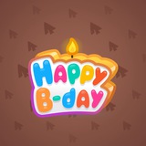 B-Day Candle #124