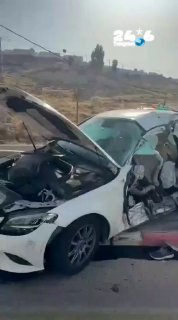 🇮🇱 Police Spokesperson: The Israel Police has begun an investigation into the circumstances of a fatal traffic accident that occurred a short time ago on Route 458 near the settlement of Ma'ale Michmash, involving a bus and a taxi. As a result of the accident, the two vehicle drivers were slightly and seriously injured (according to the medical authorities) and one of them was later pronounced dead. Binyamin police officers are at the scene of the accident and traffic accident examiners from Shi District are on their way to the scene to investigate the circumstances.