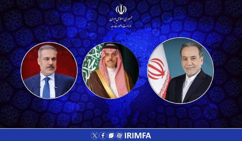 فرارو: گفت‌وگوی تلفنی عراقچی با وزرای خارجه عربستان و ترکیهعباس عراقچی، شامگاه شنبه در تماس‌های تلفنی جداگانه با فیصل بن فرحان 
