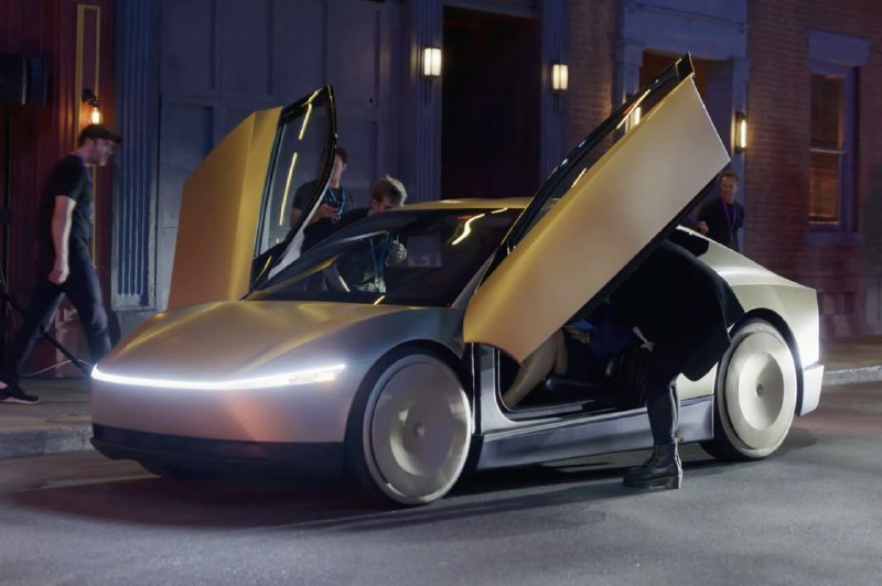 Tesla представила полностью автономное роботакси CyberCab 10