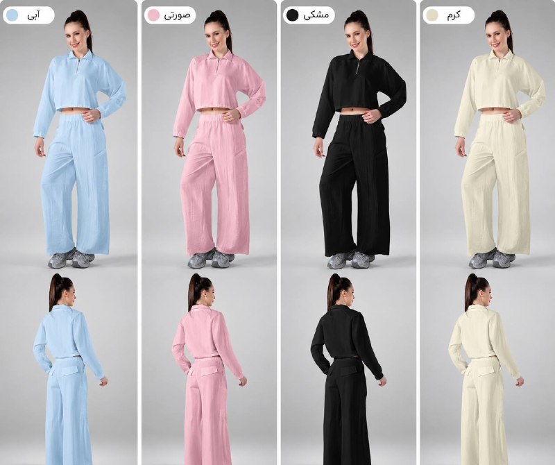 /تولید/پخش /عمده/ پوشاک/ASfitness/برند: ست سویشرت شلوار دمپا LQ_1112سایز بندی :L/Xl/XxLفروش بصورت جین 12عددی