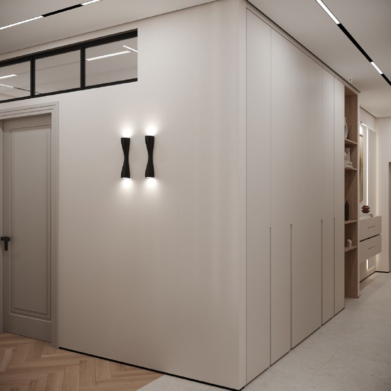 Прихожая 4,4 кв.м из проекта жкфлотилия Дизайнер Алина Подписывайтесь на нас в MAX ВК Pinterest Please open Telegram to view this post VIEW IN TELE... - изображение 7 - telegram, view, прихожая