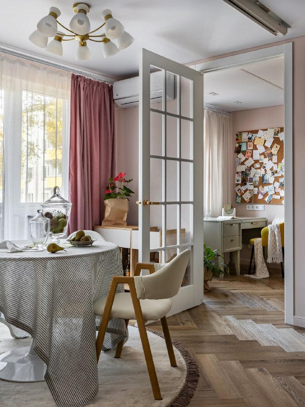 Как за 4 месяца преобразили унылую двушку 44 м в хрущевке яркий ремонт с небольшим бюджетом Хозяйка этой квартиры, девушка 30 лет, занимается орган... - изображение 3 - месяца, преобразили, унылую