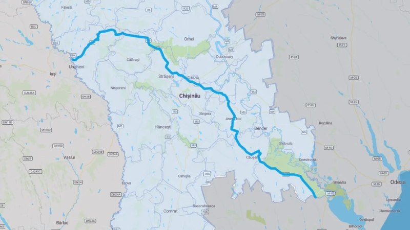 🇷🇴🇲🇩🇺🇦🇲🇩הכביש המהיר A8, שיחצה את רומניה לגבול עם הרפובליקה של מולדובה, עשוי להמשיך לכיוון קישינב וא…