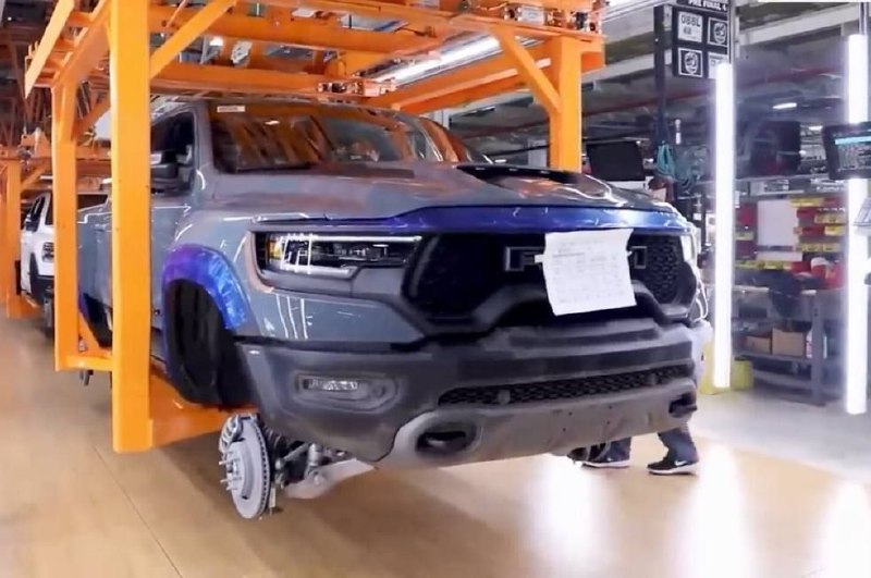 В США из-за забастовки остановился ещё один завод производящий пикапы Ram 1500