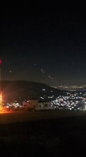 מטח גדול מאוד של טילים איראניים לעבר ירדן