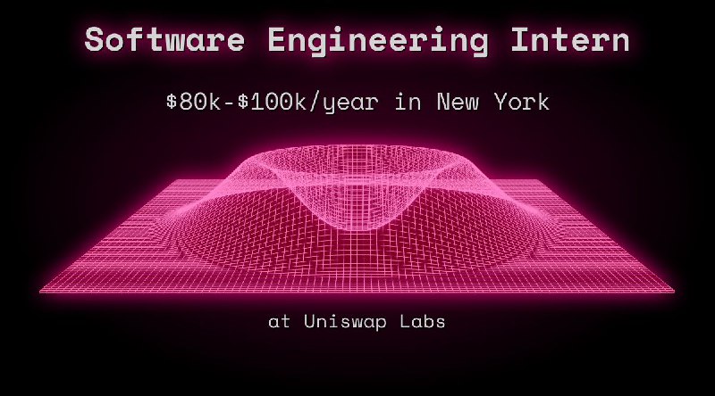 Web3 Software Engineering Intern $72k - $90k in New York at Uniswap Labs