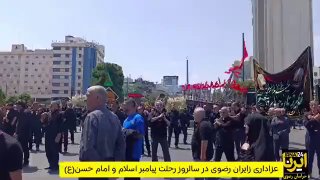 אבלים על מותו של הנביא הקדוש (לש"ה) ועל מות הקדושים של האימאם חסן מוג'טבי (לש"ה) במשהד אל-רזה