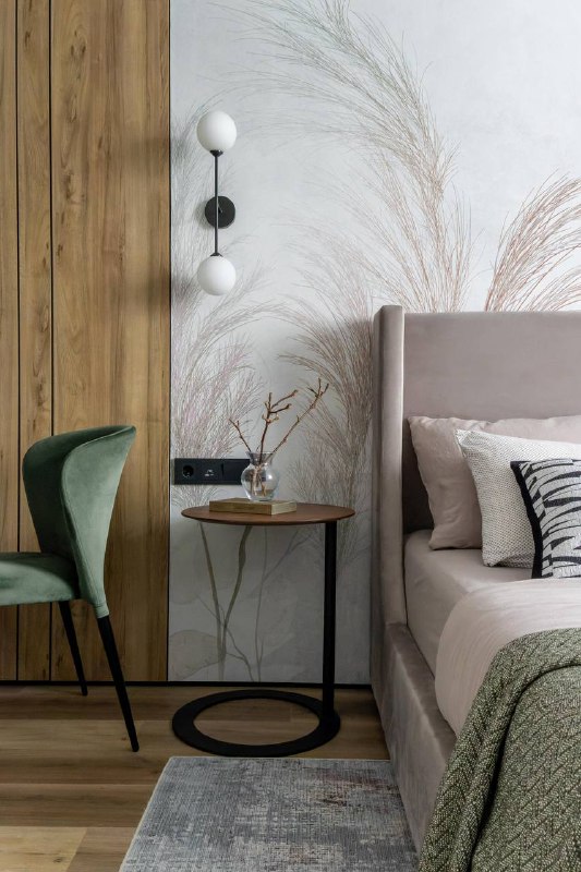 Интерьер квартиры в Старом Осколе. Одно из любимых моих решений здесь фартук кухни, обажаю! А еще цвет санузла! Проект делали в далеком 2022 Семья ... - изображение 6 - еще, интерьер, квартиры