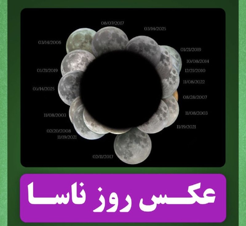 پاتوق نوری ها: 🔻عکس روز ناسا🔹عکس روز ناسا سایه زمین را در طول ماه‌گرفتگی به نمایش می‌گذارد.🔹حفره غول‌پیکری که در این عکس می‌بینید، سیاه