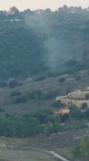Occupation artillery shelled the forests of the town of Aita al-Jabal, southern Lebanon.