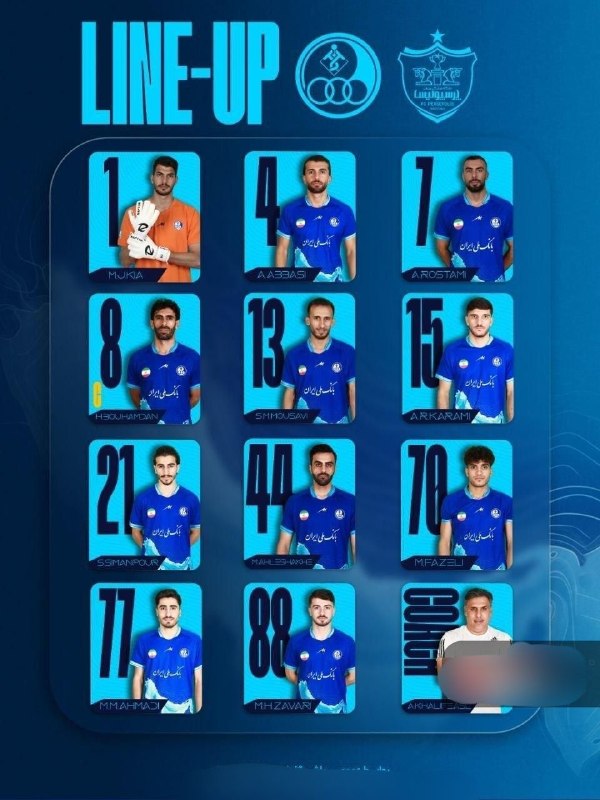 خبرهای فوری: 🔴هفته دوم لیگ برتر خلیج فارس /پرسپولیس vs استقلال خوزستان🔹️ترکیب استقلال خوزستان برابر پرسپولیسمحمد جواد کیا، آرام عباسی
