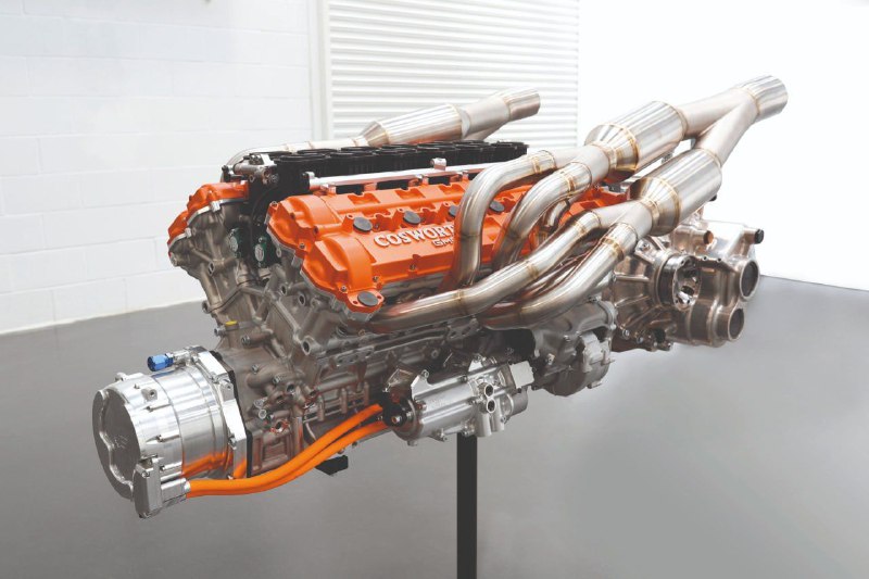 Гибридный преемник Bugatti Chiron получит двигатель V16 разработанный Rimac и Cosworth 3