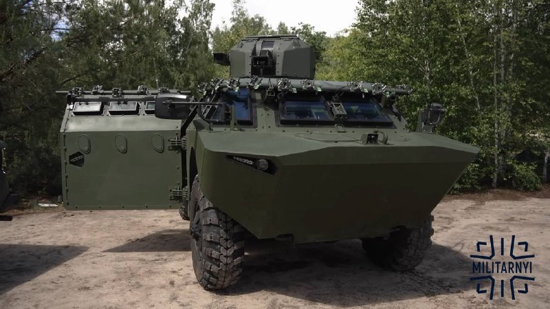 Ukraine developed an unmanned armored vehicle based on the upgraded BRDM-2M, designed to deliver ammunition, water and equipment to frontline positions.