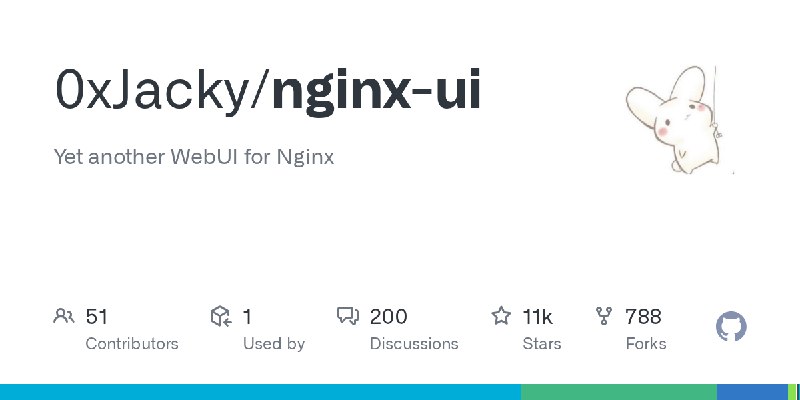 GitHub - 0xJacky/nginx-ui: Yet another WebUI for Nginx