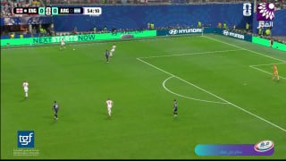 השער הראשון (1-0) לאנגליה מול ארגנטינה