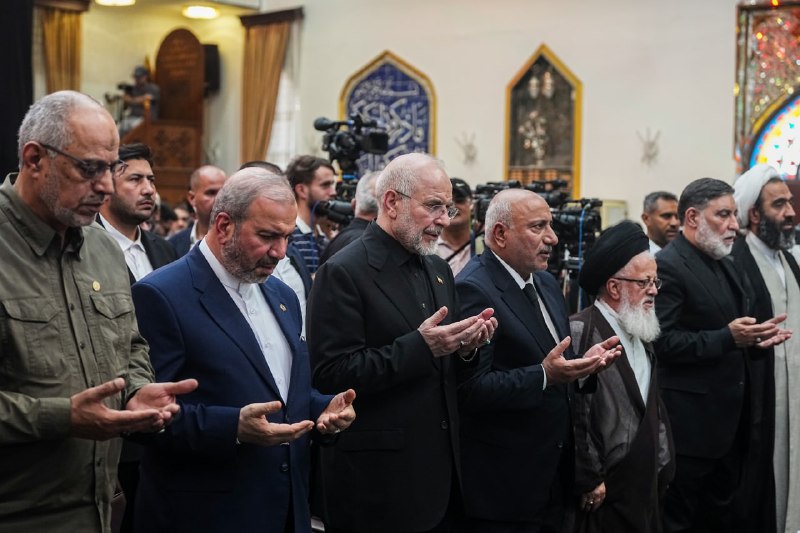 خبرگزاری ایرنا: 📸مراسم بزرگداشت چهلمین روز تدفین آقای شهید ایران عصر پنجشنبه ۲۹ مردادماه با حضور محمدباقر قالیباف رئیس مجلس شورای اسلامی