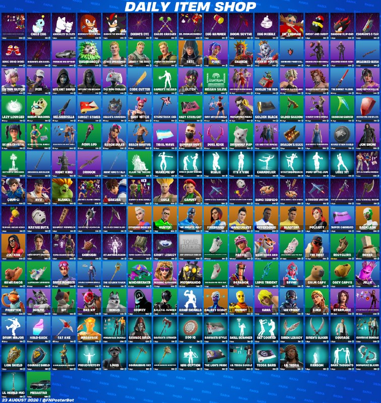 فورتنایت فارسی | Fortnite: ⚡️ #Fortnite Item Shop📅 Sunday, 23 August 2026@Raika the #1 Non-KYC Telegram Casino