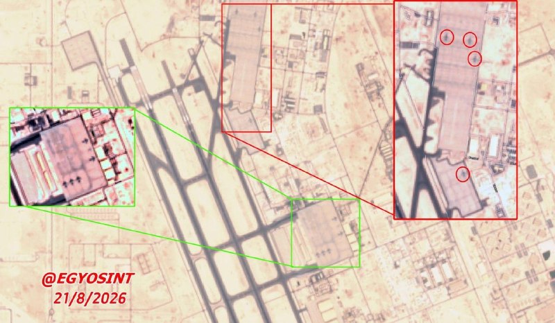 عصرتبریز: تحرکات جدید در العدید؛ ۴ سوخترسان آمریکایی و ۵ فروند C-17 قطر در پایگاه تصاویر ماهوارهای Sentinel-2 که امروز ثبت شده،