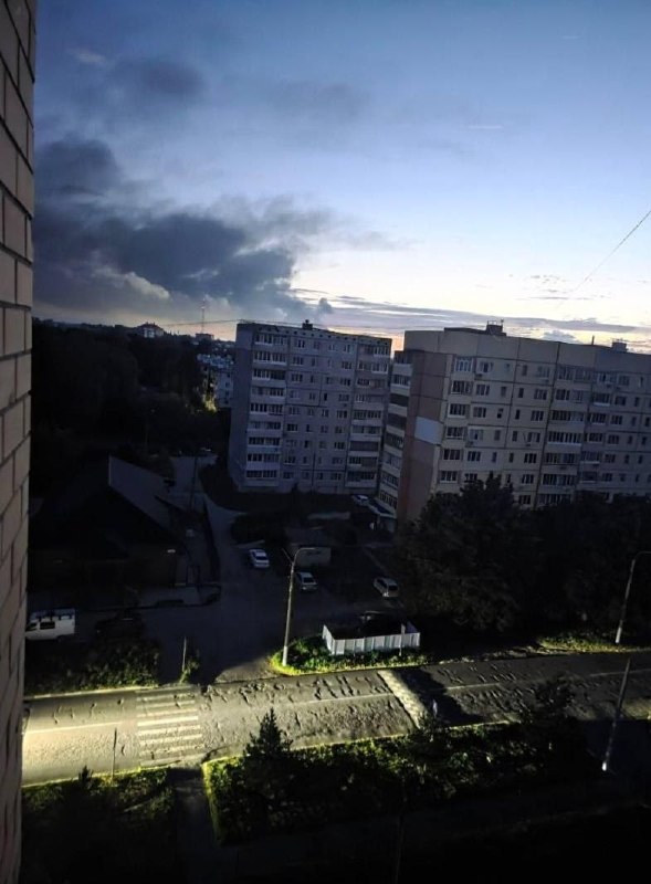 NASA FIRMS detected a fire at the Novomoskovskaya GRES in Russia’s Tula region after an overnight drone attack.