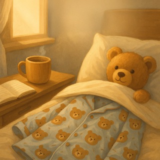 Telegram profile photo for Сердце в пижаме с мишками