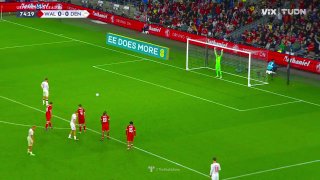🚨🌍 Goal: Rasmus Holliund opens the scoring for Denmark with a penalty!
