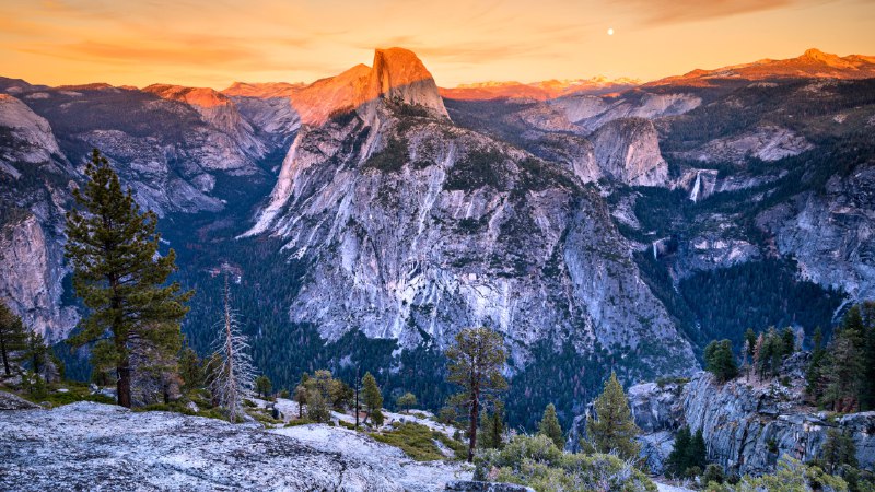 Celebrating Ansel AdamsAlpenglow on Half Dome, Yosemite National Park, California (© Matthew Kuhns/TANDEM Stills + Motion)