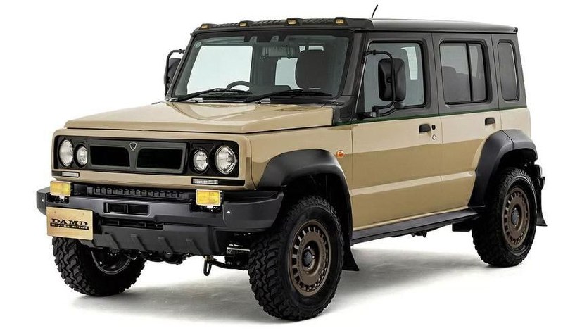 Пятидверный Jimny получил ретро-облик в стиле Lanc...