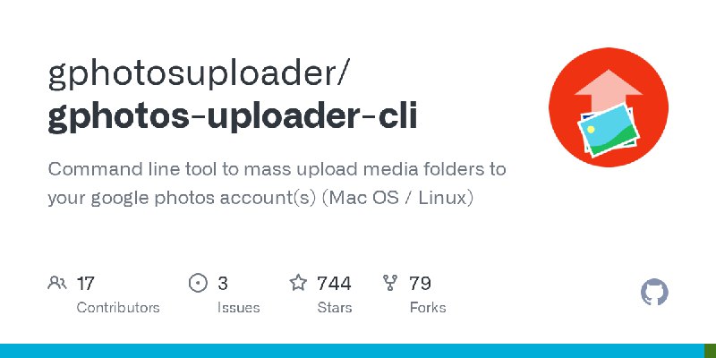 GitHub - gphotosuploader/gphotos-uploader-cli: Command line tool to mass upload media folders to your google photos account(s)…
