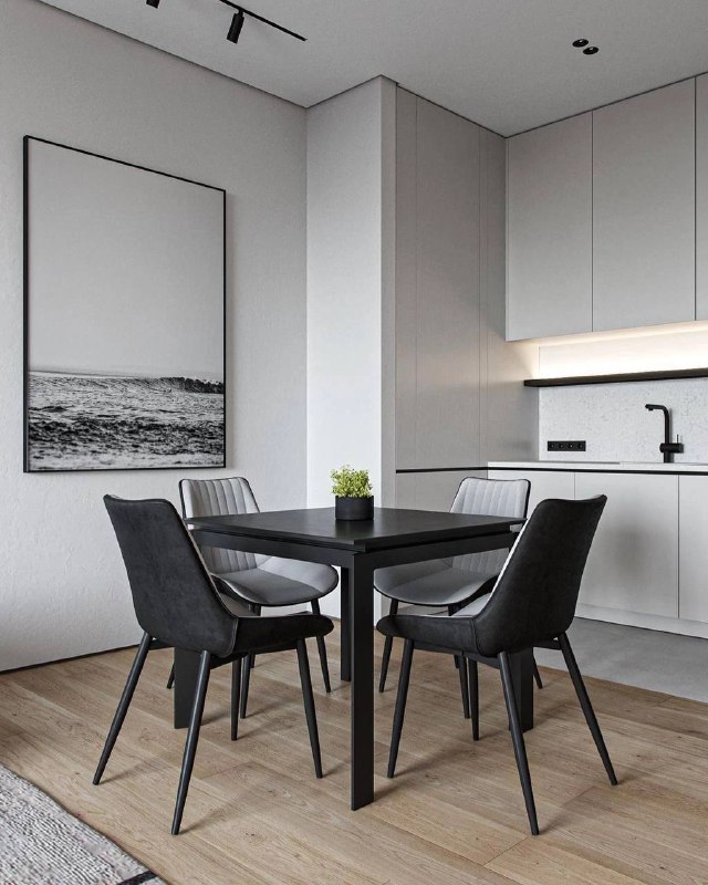 Квартира в минималистичном стиле Метраж 83 кв.м. Дизайн интерьера МЫ В МАХ подписаться - изображение 5 - квартира, минималистичном, стиле